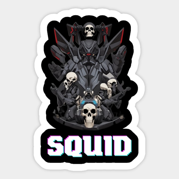 Squid Sticker by Maheswara.Momocats